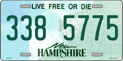 NH license plate 3385775
