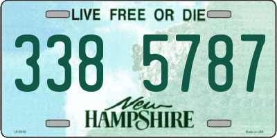 NH license plate 3385787