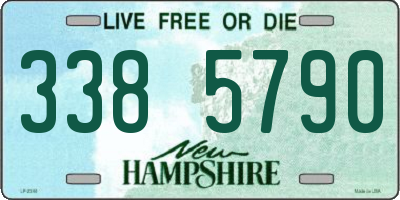 NH license plate 3385790