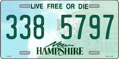 NH license plate 3385797