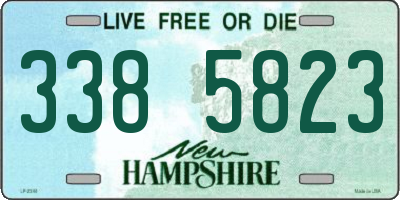 NH license plate 3385823