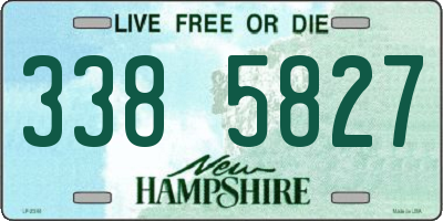 NH license plate 3385827
