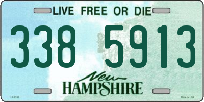 NH license plate 3385913