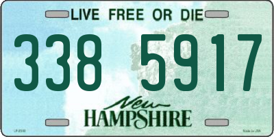 NH license plate 3385917