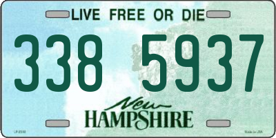 NH license plate 3385937