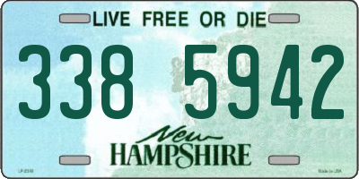NH license plate 3385942