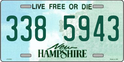 NH license plate 3385943