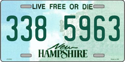 NH license plate 3385963