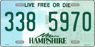NH license plate 3385970