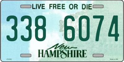 NH license plate 3386074