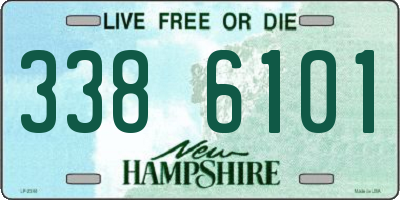 NH license plate 3386101