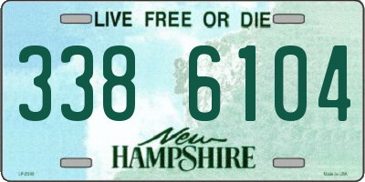 NH license plate 3386104
