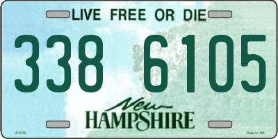 NH license plate 3386105