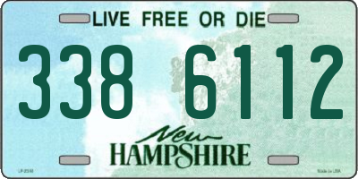NH license plate 3386112