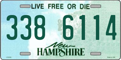 NH license plate 3386114