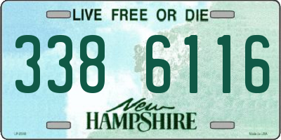 NH license plate 3386116
