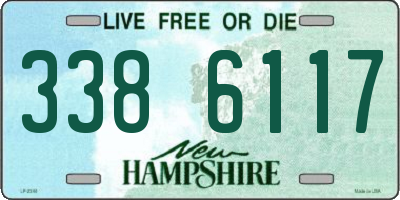 NH license plate 3386117
