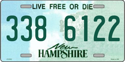 NH license plate 3386122