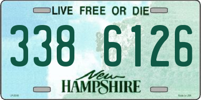 NH license plate 3386126