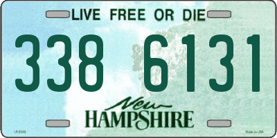 NH license plate 3386131
