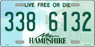 NH license plate 3386132