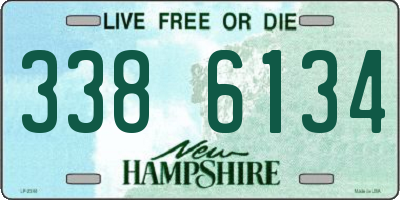 NH license plate 3386134