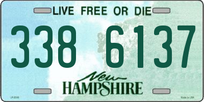 NH license plate 3386137