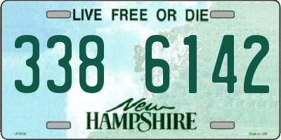 NH license plate 3386142