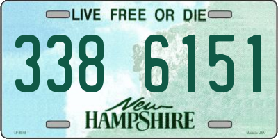 NH license plate 3386151