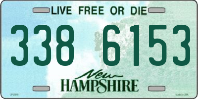 NH license plate 3386153