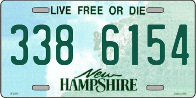 NH license plate 3386154
