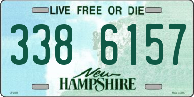 NH license plate 3386157
