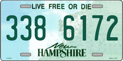 NH license plate 3386172