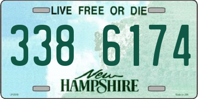 NH license plate 3386174