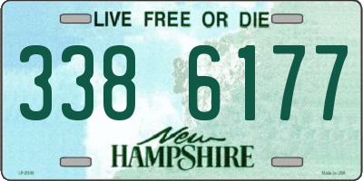 NH license plate 3386177