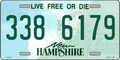 NH license plate 3386179