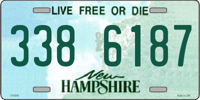 NH license plate 3386187