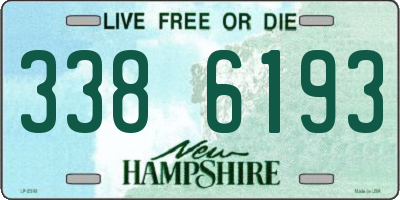NH license plate 3386193