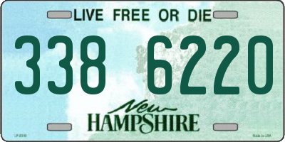 NH license plate 3386220