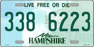 NH license plate 3386223
