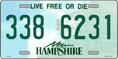 NH license plate 3386231