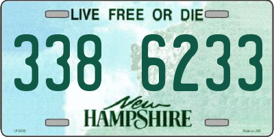 NH license plate 3386233