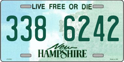 NH license plate 3386242