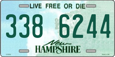 NH license plate 3386244