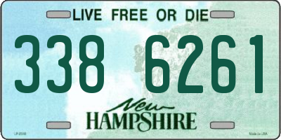 NH license plate 3386261