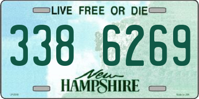 NH license plate 3386269