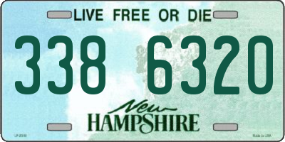 NH license plate 3386320