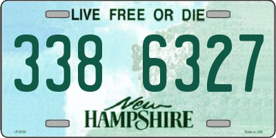 NH license plate 3386327