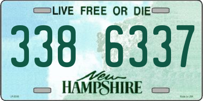 NH license plate 3386337