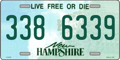NH license plate 3386339